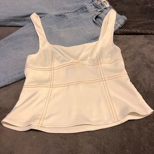 Corset StyleTop with a fitted look. Brand new with Perfect Detail. No Tag